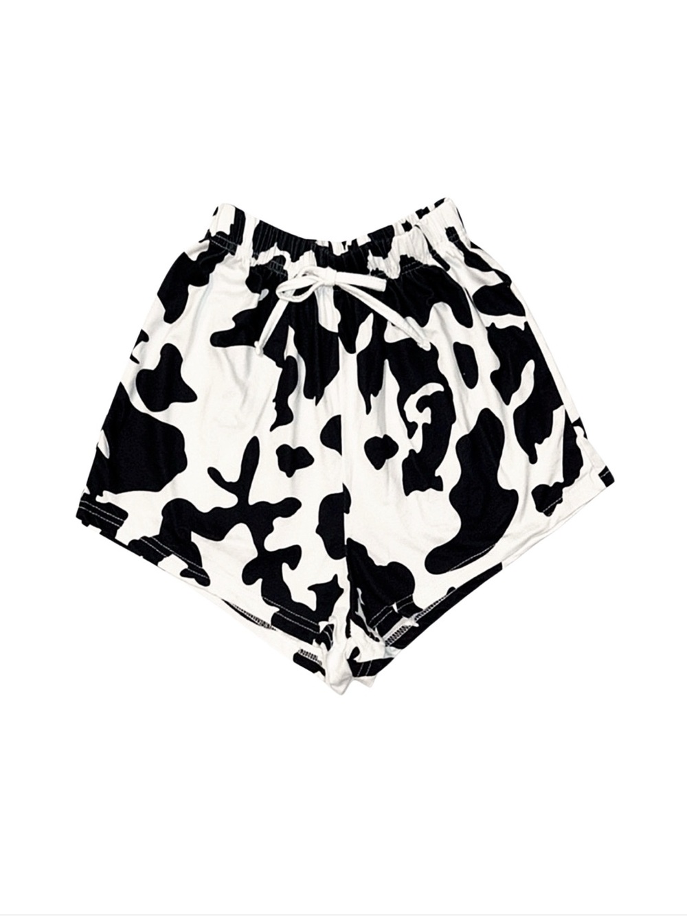 SHEIN Girl's Black And White Pajama Shorts Size 9-10 Years